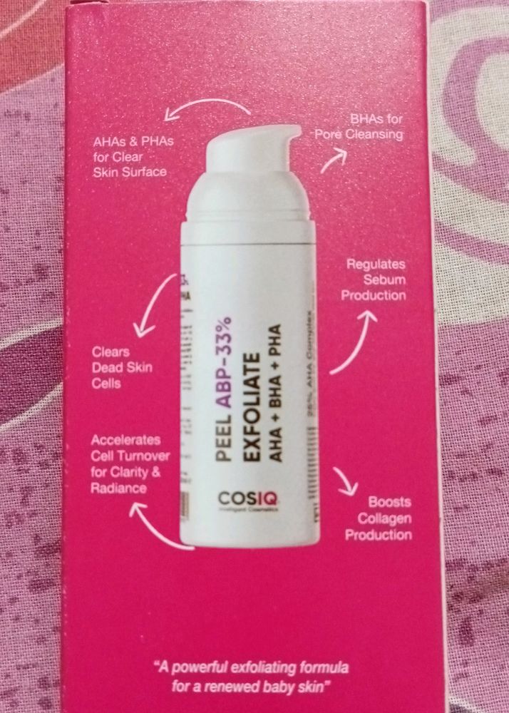 Cosiq Peel ABP-33% Exfoliate AHA+BHA+PHA