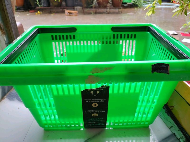 Big 28L Shopping Basket 2 Pc