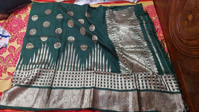 Vintage Kanjivaram Silk Saree For Sale