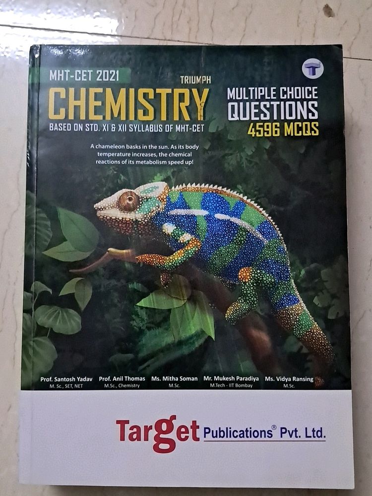 Chemistry MCQ Book MHCET