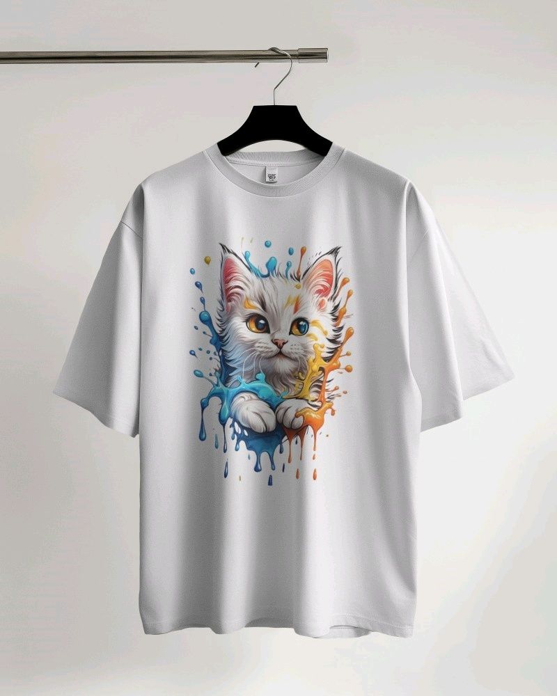 Perfectly Colorful Cat Tee