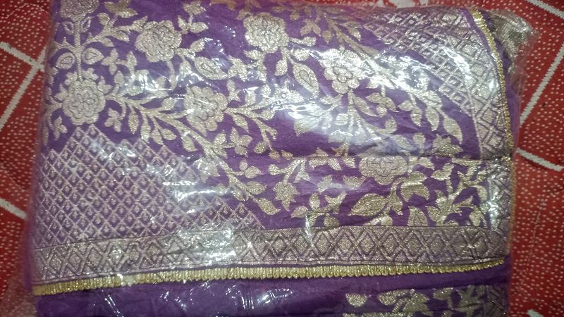 Saree With Pure Machine Zaree Work