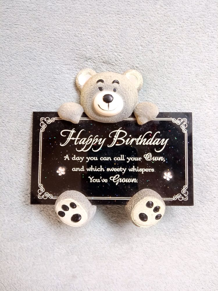 Happy Birthday Photo Frame Teddy bear Gift