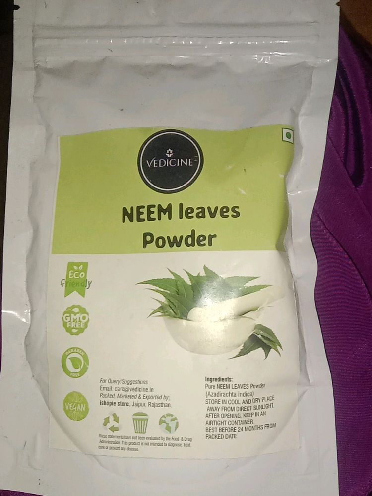 neem leaves powder