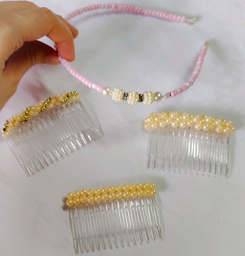 Combo Set Of 4 Hair Accessories ✨