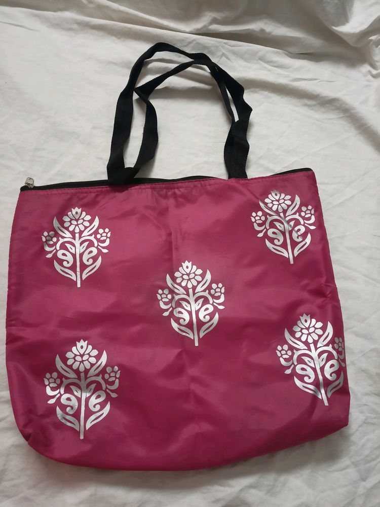 Pink Tote Bag