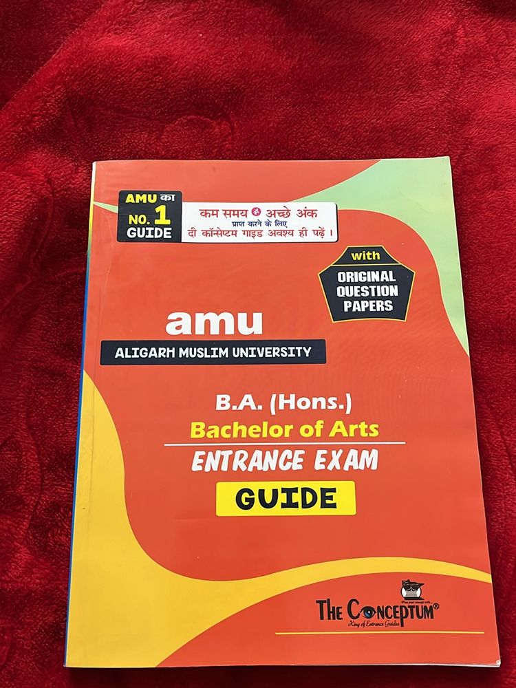 B.A. ( Hons.) Bachelor of Arts Entrance Exam Guide