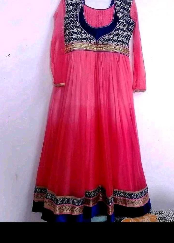 Netted Long Kurthi