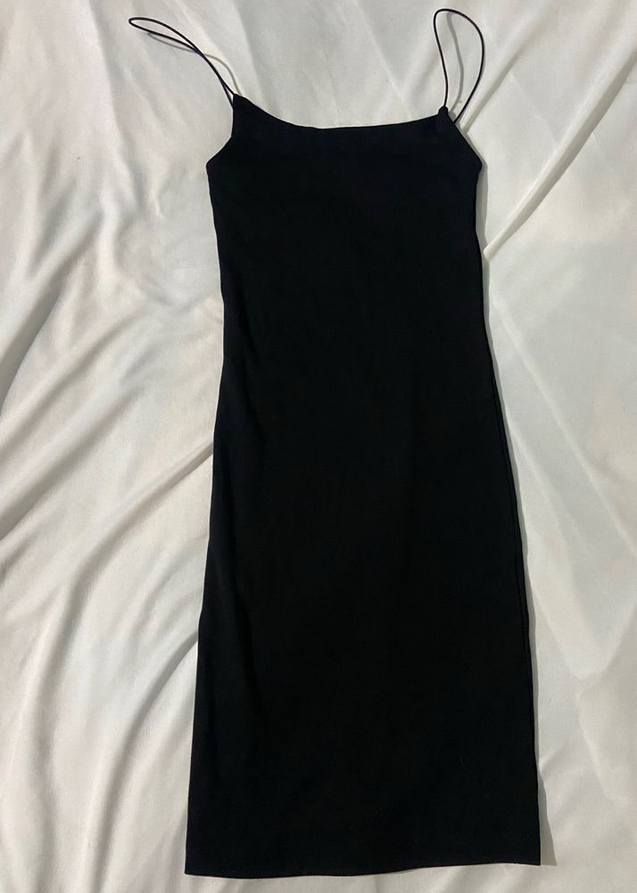 Zara fitted Mini spaghetti strap dress Size Small