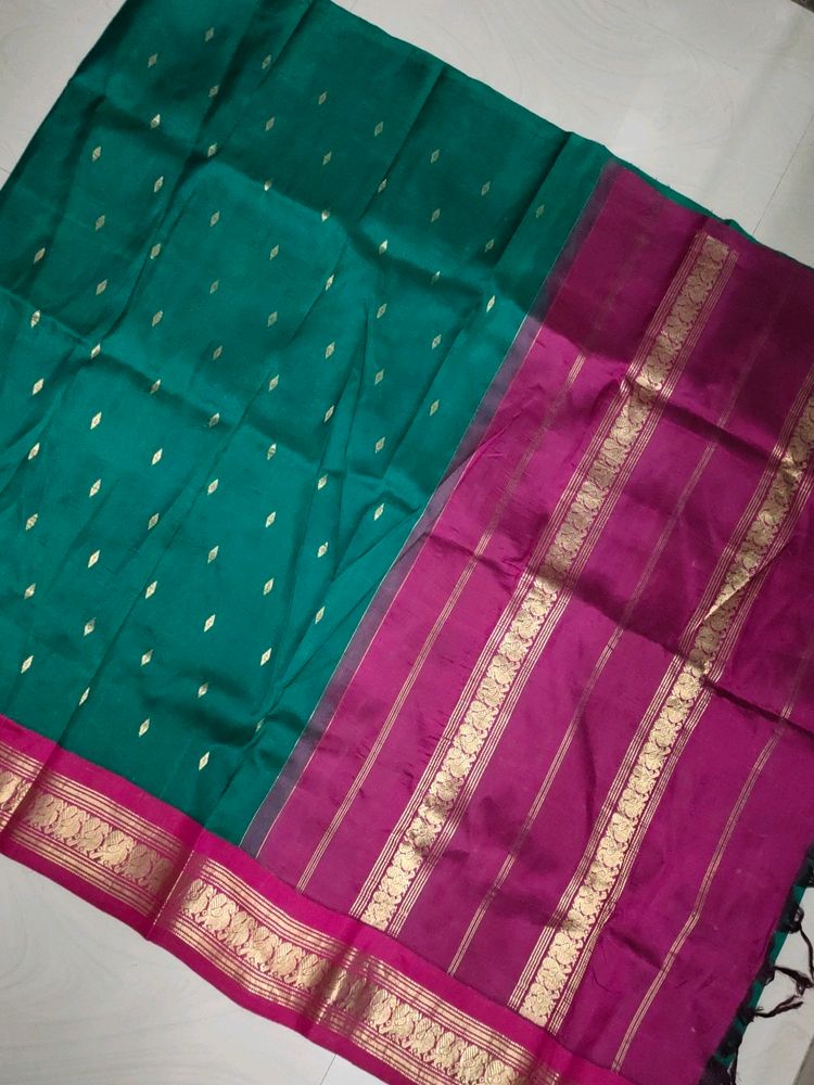 Pure Kanchi Pattu Saree 💚💖