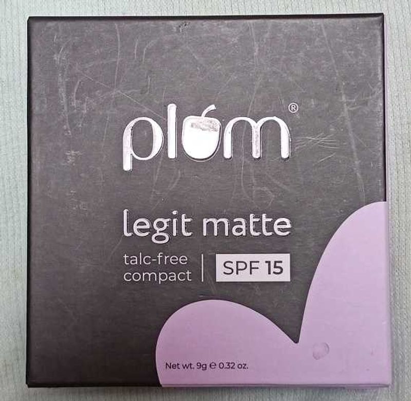 Plum Legit Matte Talc-Free Compact SPF 15