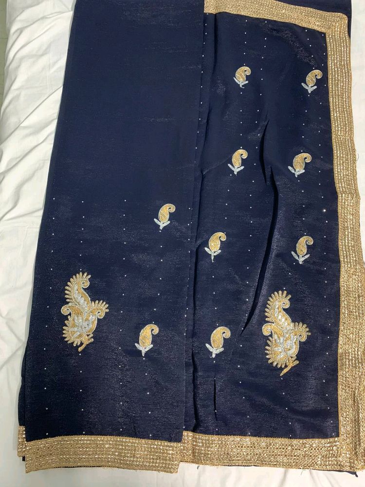 Neavy Blue Saree