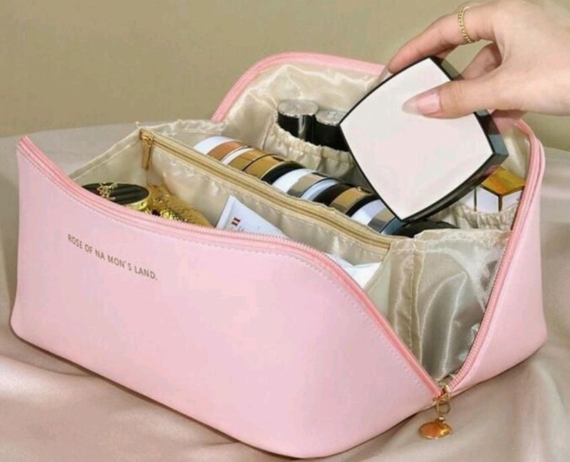 Pink Korean Makeup Organiser Bag 🩷