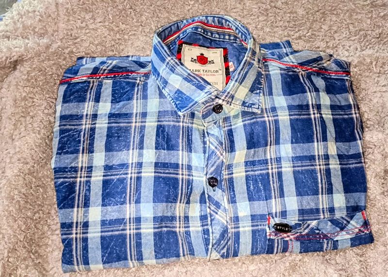 TARTAN PLAID MEN SHIRT