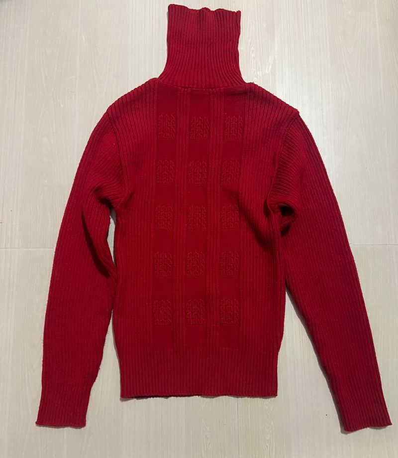 Red Woolen Sweater