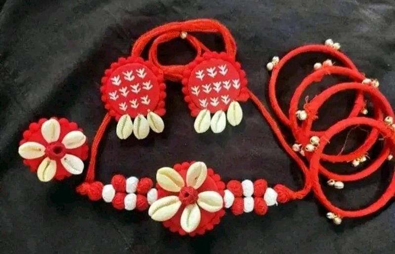 Fabric Jewelry Set No 34