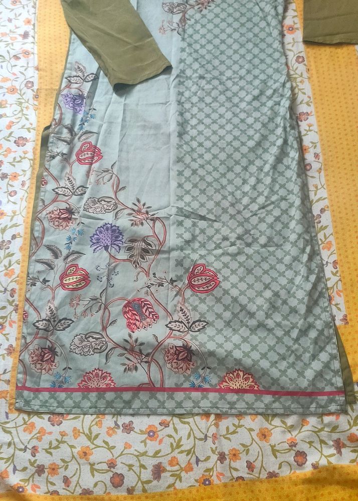 A very beautiful soft material Kurti for daily use