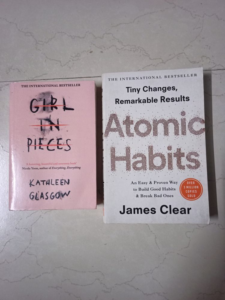 Atomic Habits & Girl In Pieces | 02 Books |