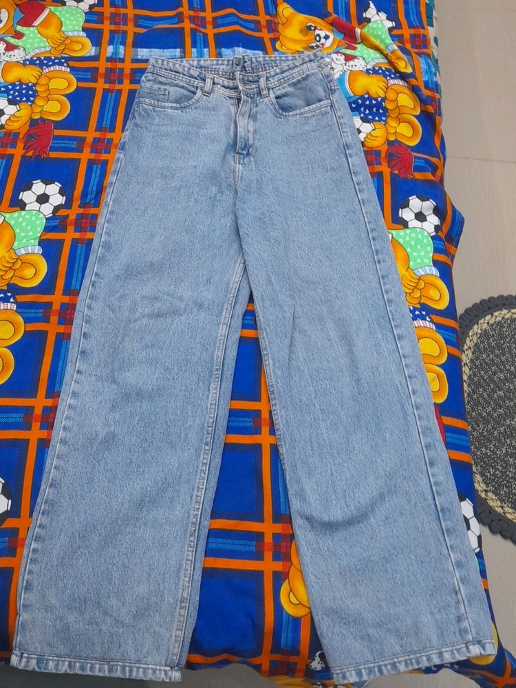 High Waisted Wide Leg Jeans