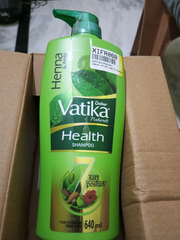 DABUR VATIKA Health Shampoo, With 7 natural