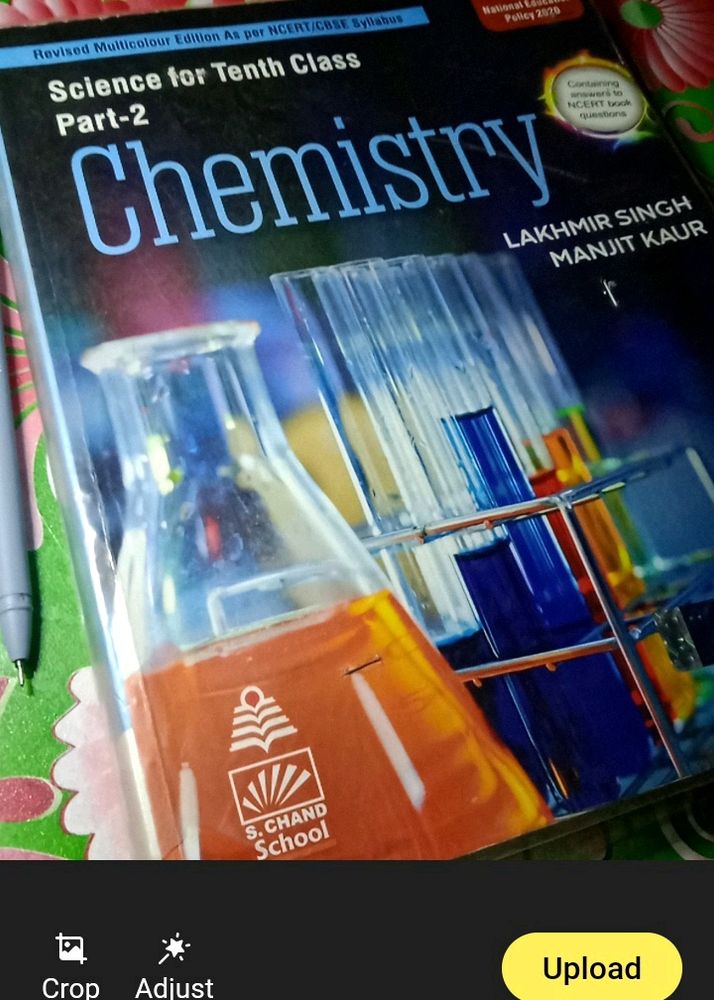 Lakhmir Singh Chemistry Textbook Of Class 10th
