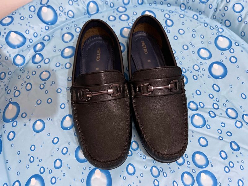 Boys Leather Loafer Shoes