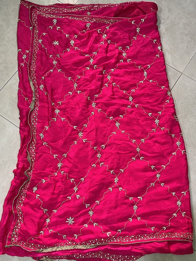 Partywear  Boutique Pink Saree