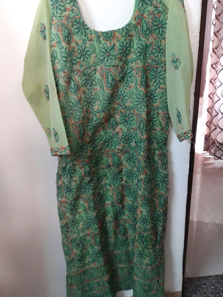 Lucknawi Work Kurta