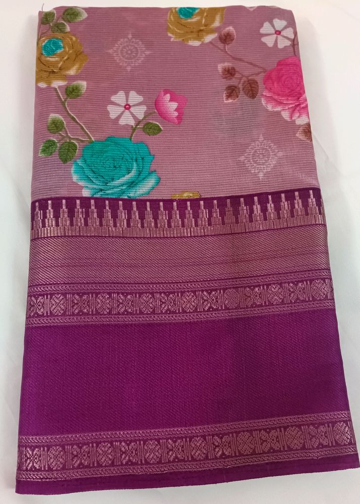 Beautiful Formal Floral Design Saree