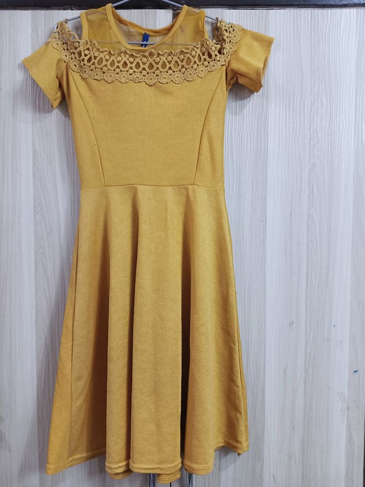 DIWALI SALE!! GOLDEN PARTYWEAR DRESS