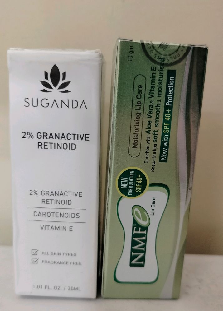 50%off Suganda Retinol Serum And Nmf E Lipbalm