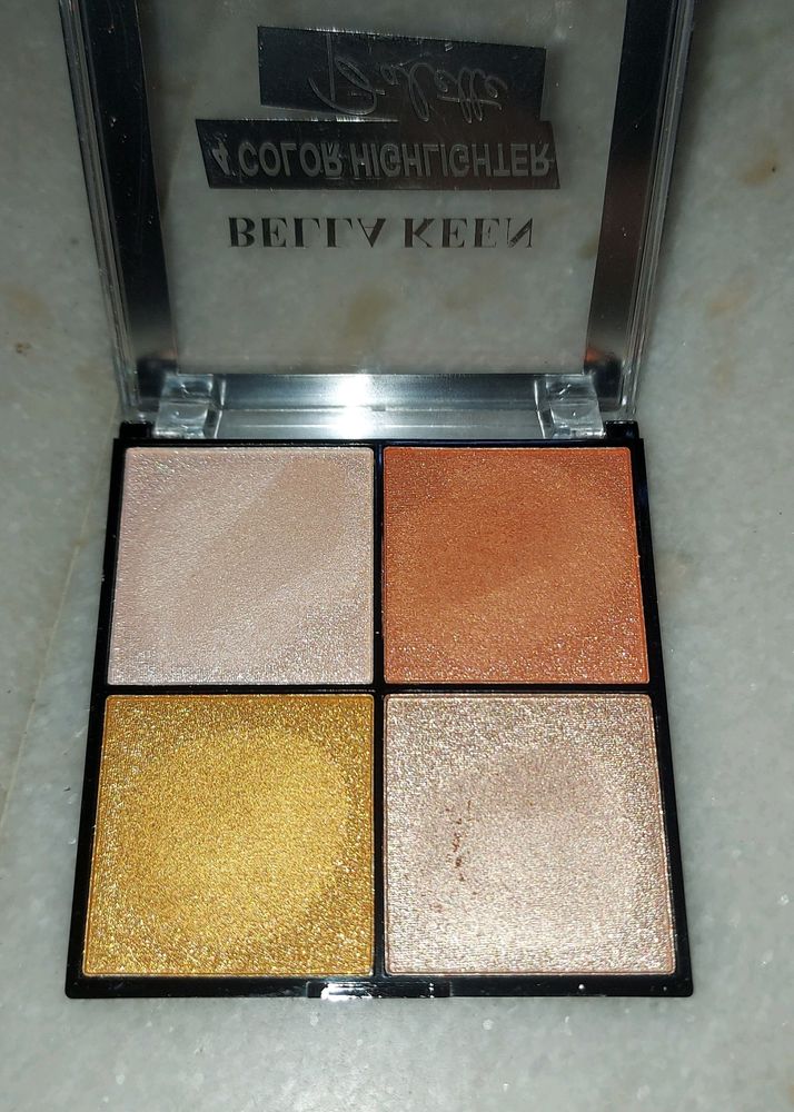 Bella Keen 4 Color   Highlighter Or Blusher