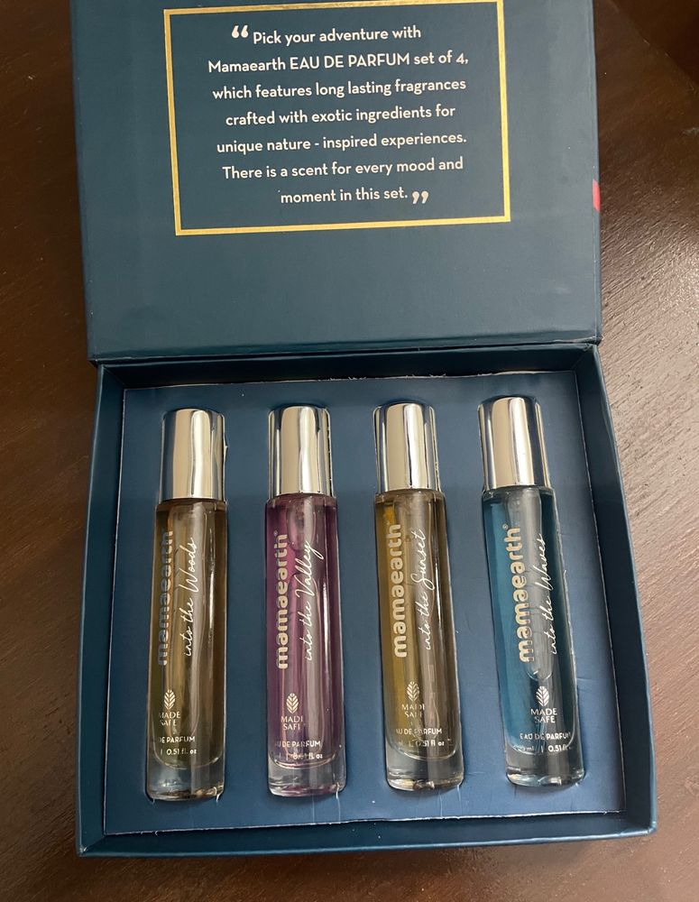 Mamaearth Perfume Set Of 4 New