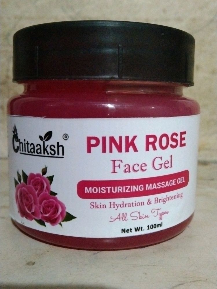 Pink Rose Face Gel suitable for women and Men