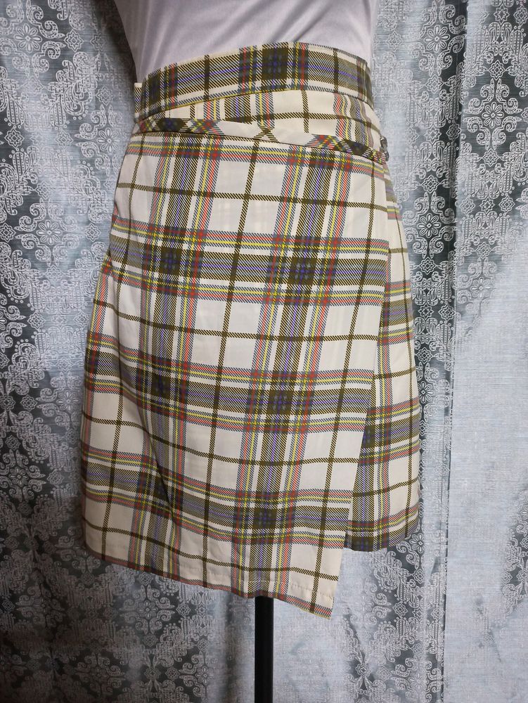 Vintage Checked Skirt