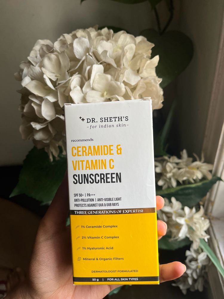 Dr.Sheth’s ceramide & VitaminC sunscreen