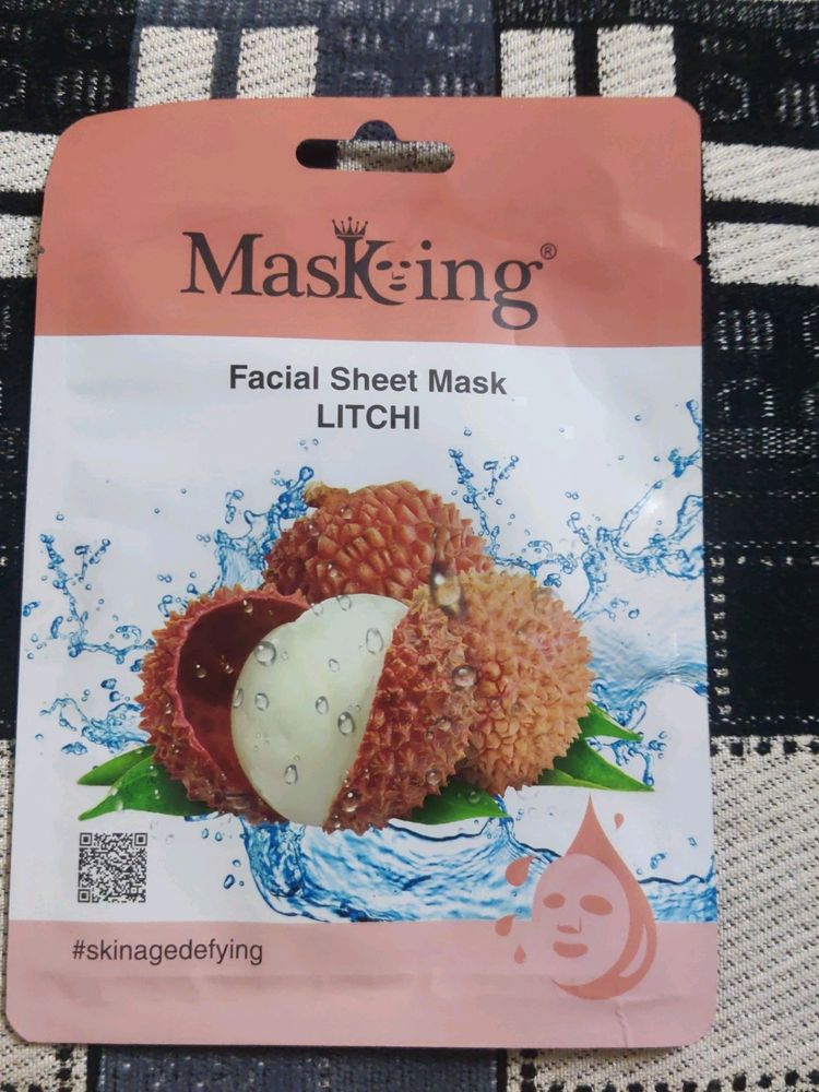 Masking Facial Sheet Mask Litchi