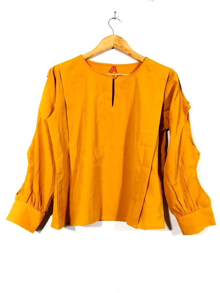 Mustard Yellow Casual Top (Women)