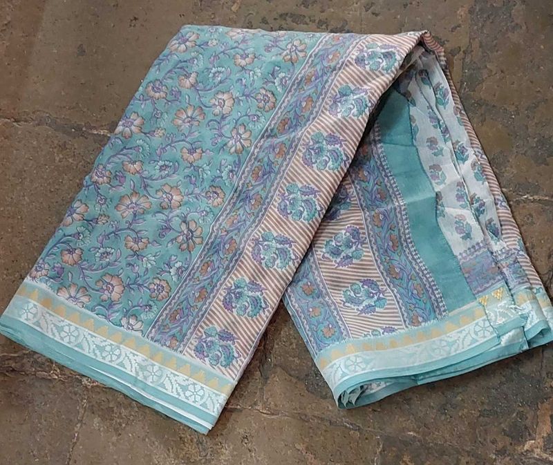 Cotton Designer Printed Saree