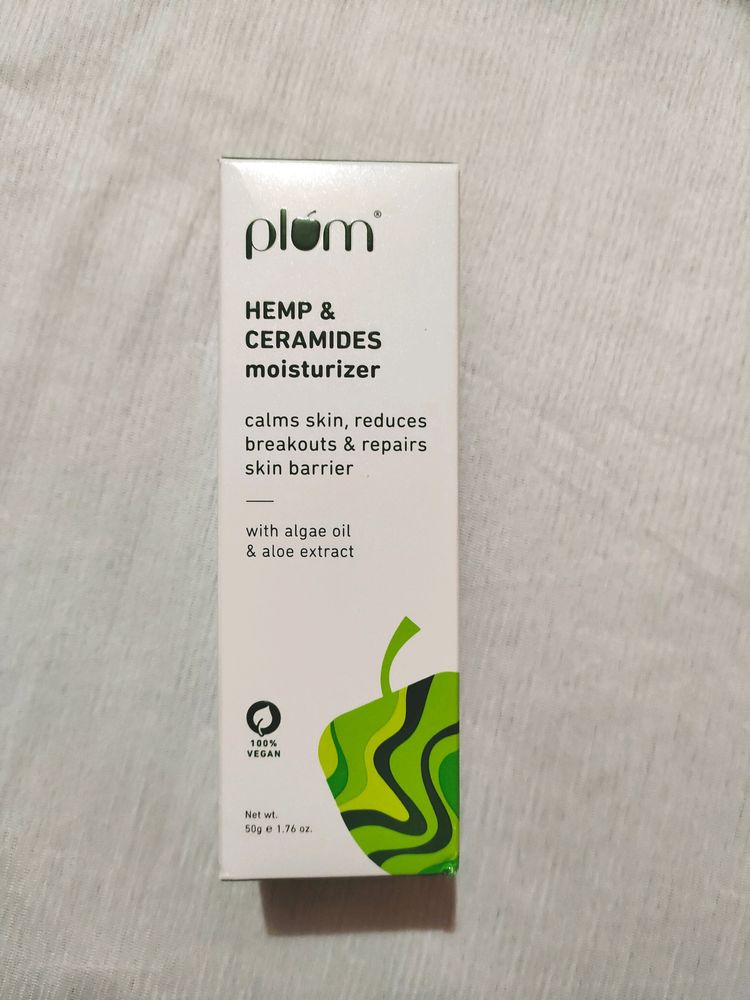 Plum Hemp & Ceramides Moisturizer (Seal Packed)