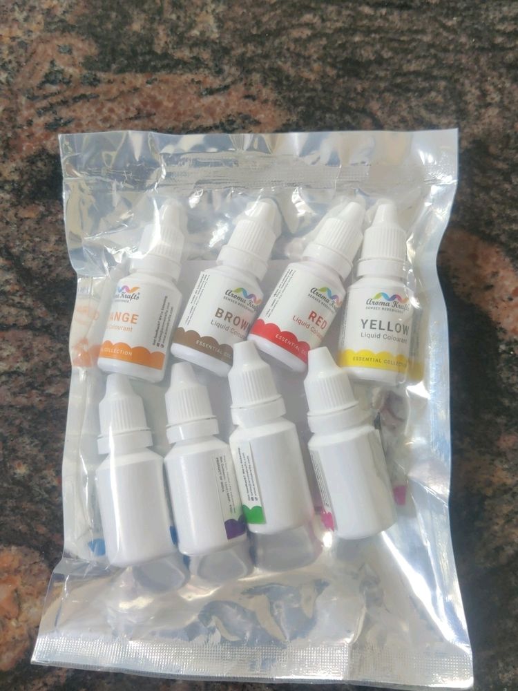 Liquid Colourants - Set Of 8 (15ML Each)