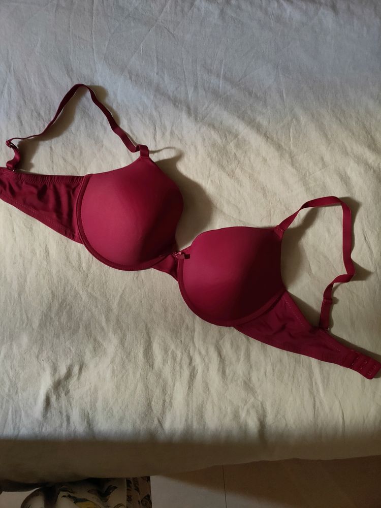 Zivame Maroon Padded Bra