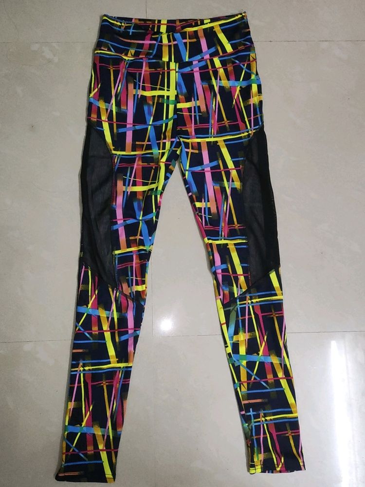 Active Wear Multicolour Gym Pants