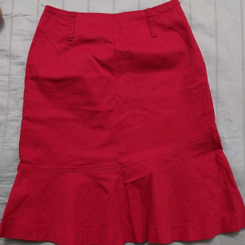 Red Sassy Skirt