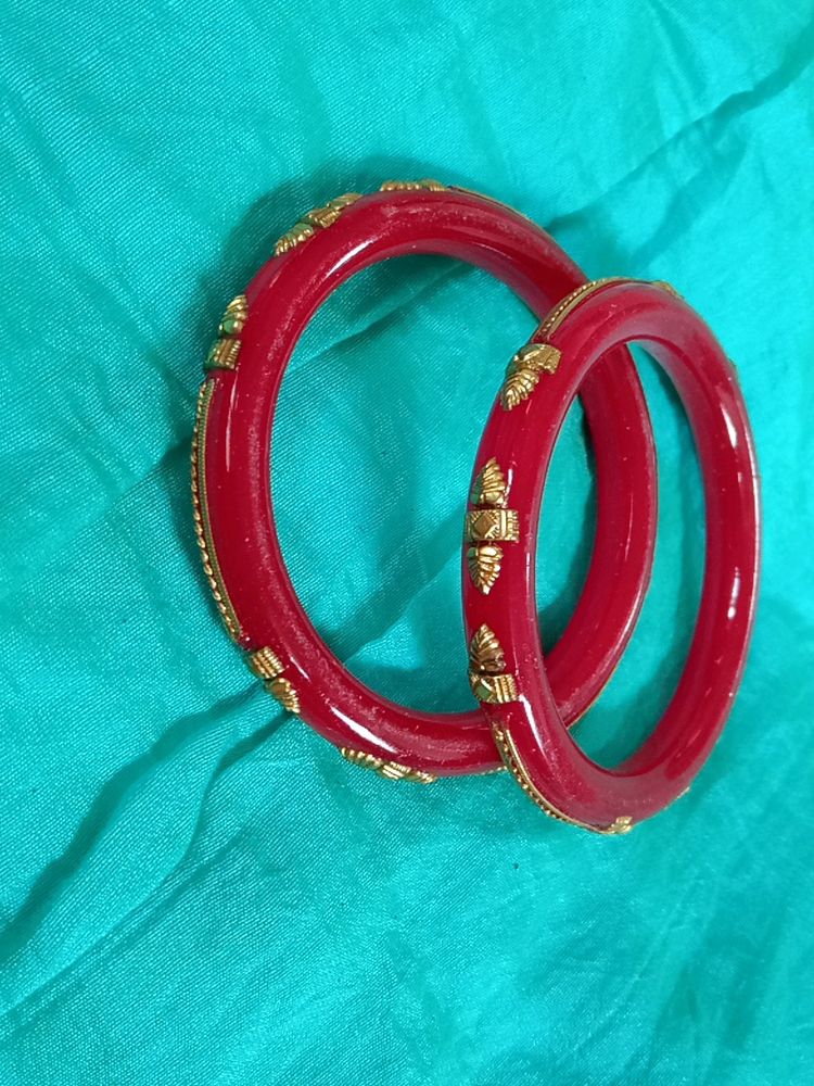 Red Bangles - Not Used - Brand New