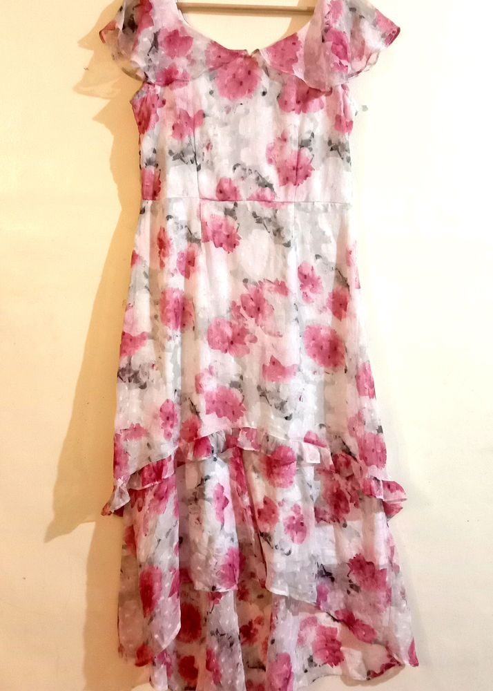 Multi Florals Gown Dress (Woman's)