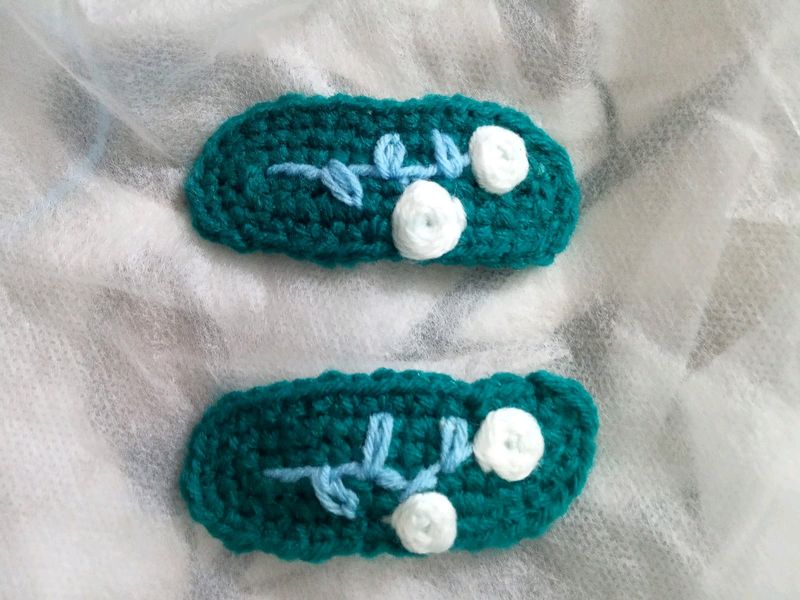 Cute Crochet Clips