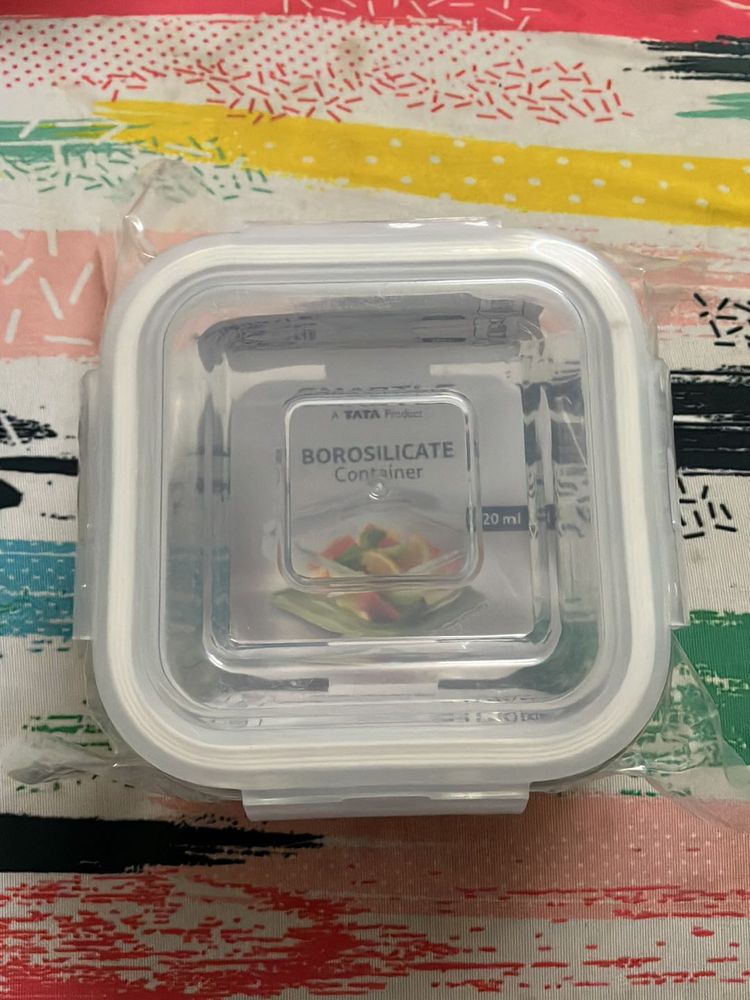 Borosilicate Square Tiffin