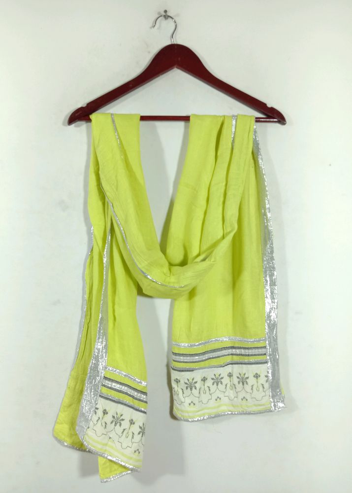 Lime Green Dupatta (Women's)