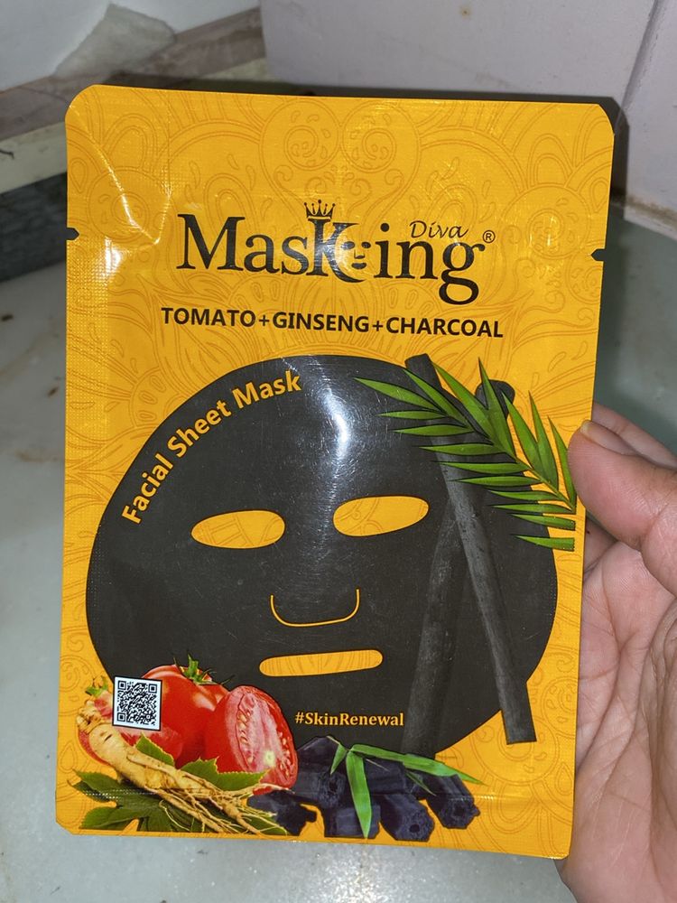 Face Charcoal Mask Sheet